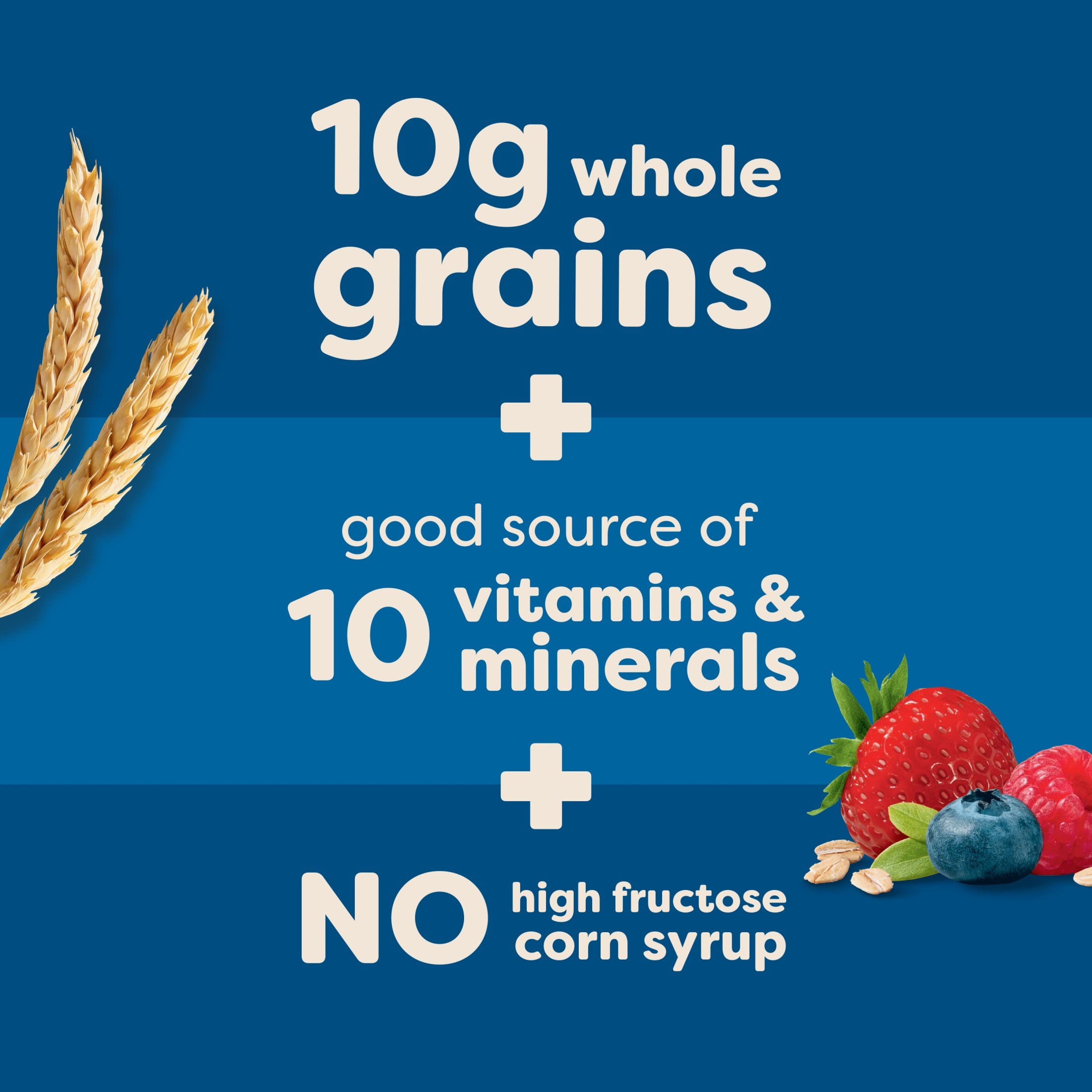 (4 pack) Nutri-Grain Breakfast Bars, Made with 10g Whole Grains, Snack Bars, Mixed Berry, 10.4oz Box (8 Count)