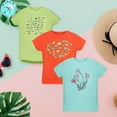 thumbnail image 6 of My Bow Crew Round Rib Neck T-Shirt, Butterflies in Heart Shape, Cotton, Big Girls, 6 of 9