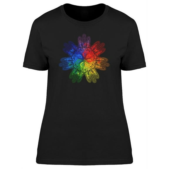 Prime Colors Complex Design T-Shirt Women -Image by Shutterstock, Female Large