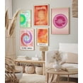 thumbnail image 5 of LOLUIS Aesthetic Wall Decor, Aura Energy Spiritual Gradient Trendy Print, Pink Mental Health Posters (Trust The Process Aura Poster, Unframed 24"x36"), 5 of 5