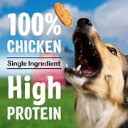 Three Dog Bakery Bark'n Crunch! Chicken Chips with 100% Real Chicken - 4oz - High Protein Dog Treats