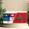 thumbnail image 6 of 1 Pcs 2D Flat License Plate Covers & Frames, Flags of North For Decorative Front, Waterproof For Decoration Aluminum License Plate Covers & Frames Cover For Men Women, 12" X 6", 6 of 7
