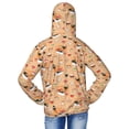 thumbnail image 4 of Xecao Funny Sushi Print Fishing Shirts for teenager Long Sleeve UV Sun Protection Hoodie with Zipper Outdoor Hiking Shirts-Small, 4 of 7