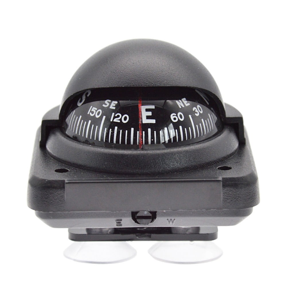 Gerich Navigation Dashboard Car Compass Bike Cycling Hiking New Direction Ball N9A2 （Black）4 Pcs