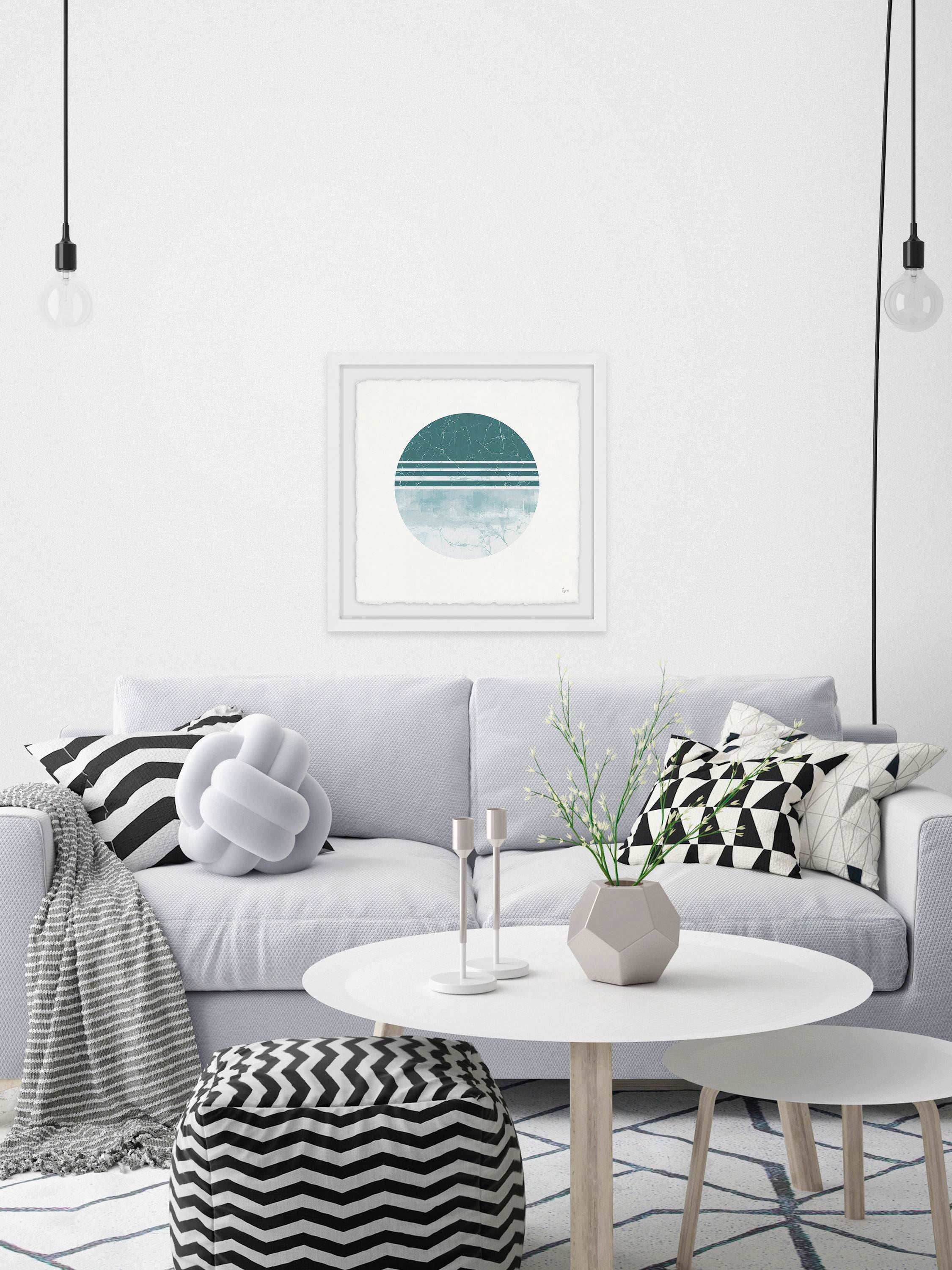 Rising Stratosphere Framed Painting Print