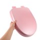 thumbnail image 5 of FELTECHELECTR Asiento De Inodoro Acolchado Silencioso Con Espuma Rosa Para Hogar Cómodo Y, 5 of 8