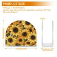 thumbnail image 4 of BZSMCE Napkin holder Creative Design Sunflower Pattern Classic Napkin Holders for Tables, Dining Table Napkin Holders for Kitchen, 4 of 9