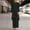 Black, variant on Fall Fashion for Women 2024 Women Spring Solid Color Muslim Solid Color Long Sleeve Shirt Coat Wide Leg Trousers Suit