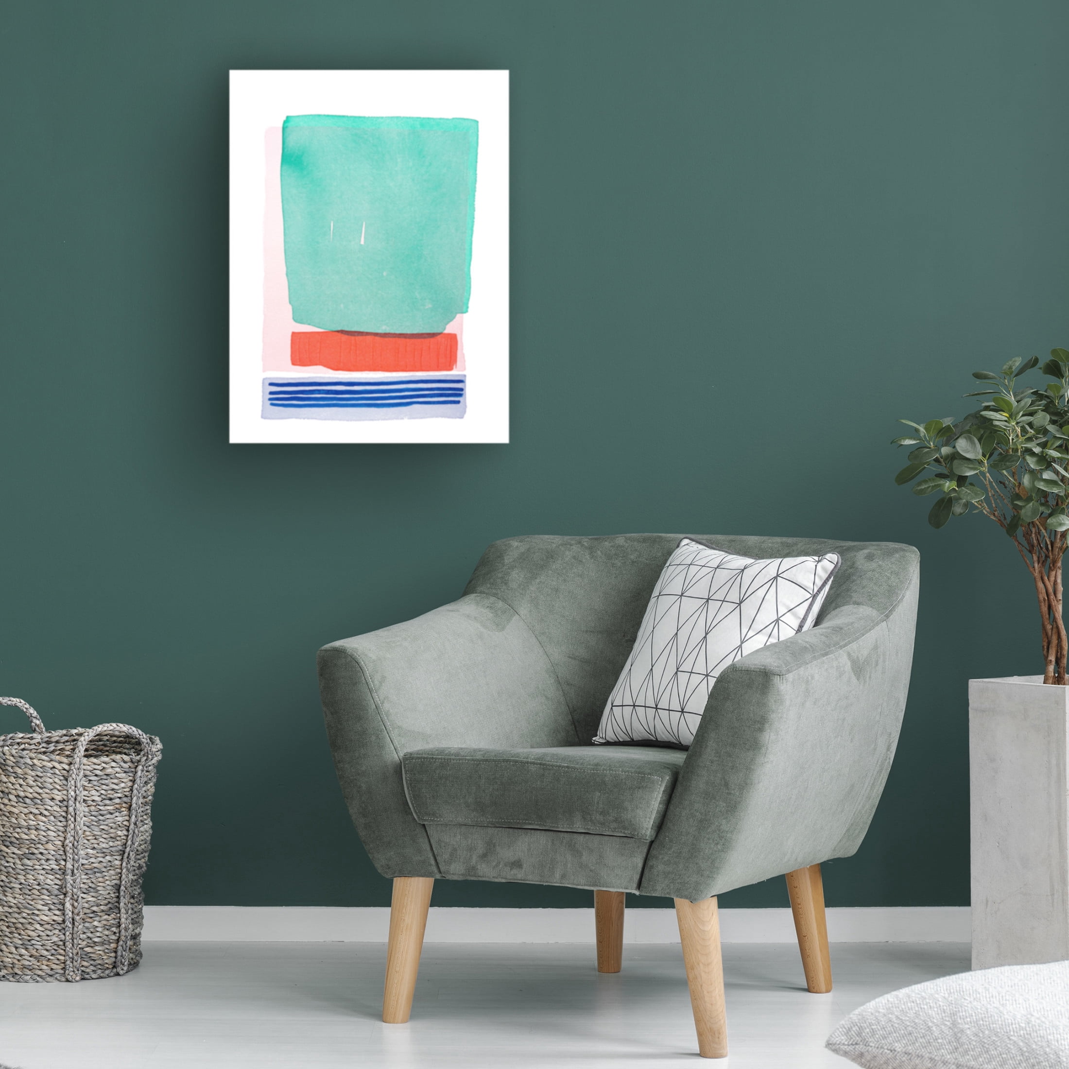 Canvas Wall Art - Simone Christen 'Helen At The Lido II' Wall Art for Living Room, Bedroom, or Office Décor by Trademark Fine Art - 14 x 19 Inches