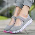 thumbnail image 2 of Zapatillas de deporte transpirables de verano para mujer, zapatos Mary Jane para caminar saludables, zapatillas deportivas de malla para correr, regalo para madre, zapatillas planas ligeras de talla 35-42 Tan Jianjun unisex, 2 of 2
