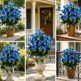 thumbnail image 2 of Artificial Cemetery Flowers, Gravesite Decoration Roses, Memorial Bouquets with Cemetery Vase, Vibrant and Long-Lasting Colors C ZZyuan, 2 of 6