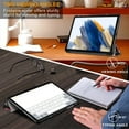 thumbnail image 5 of HCTian Case for Samsung Galaxy Tab S9 11 inch (X710/X716B/X718U) 2023/Tab S9 FE 11" (SM-X510/X516),Slim Stand Hard Back Shell Protective Smart Cover with Auto Wake/Sleep Function, 5 of 9