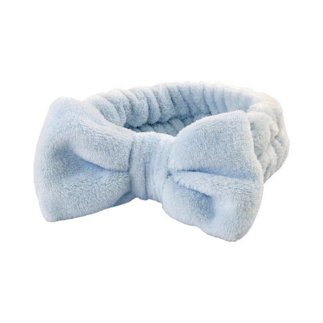 Bonita banda de peluche para lavarse la cara, banda para el cabello, mascarilla de maquillaje, funda a prueba de humedad, artefacto, toalla, anillo para el cabello, cuerda para la cabeza para mujer