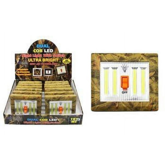 Diamond Visions 08-1871 Dual COB LED Camouflage Camo Portable Light Switch 1 Light Switch