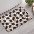 thumbnail image 2 of Black Cute Hedgehog Pattern Bathroom Rugs Mat,Non Slip Microfiber Bathroom Rug,Rubber Backing,Soft Bathroom Mats for Bathroom Floor,Tub and Shower,17x27in(43x68cm), 2 of 5