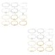 thumbnail image 1 of Sonducket 12 piezas cadena tobillera Universal aleación duradera estilo bohemio pie sandalia joyería tobillo pulseras para mujeres niñas fiesta boda Type2 NO2 Sonducket CBP451911, 1 of 1