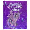 thumbnail image 2 of My Little Pony Blanket, Sparkle Silky Touch Super Soft Throw Blanket 50' x 60', 2 of 6