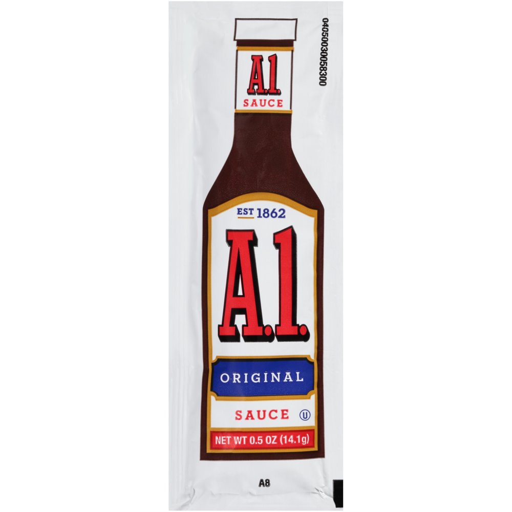 A.1. Original Steak Sauce Single Serve Packets, 200 ct Casepack