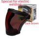 thumbnail image 3 of Máscara protectora para soldar, de cara completa, opaca, de alta definición, a prueba de polvo, protección solar, máscara contra salpicaduras de aceite, máscara deportiva para montar a caballo, 3 of 5