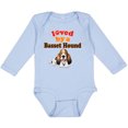 thumbnail image 3 of Inktastic Basset Hound Dog Lover Boys or Girls Long Sleeve Baby Bodysuit, 3 of 5