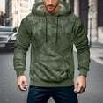 thumbnail image 2 of sususu Men's Hoodies Zip Up Hoodies And Sweatshirts For Winter Thick Warm Hoodie For Cold Weather Comfort And Style Cozy Layering For Men,Green,M, 2 of 4