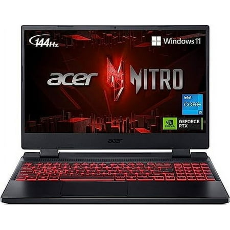 acer Nitro 5 Gaming Laptop | Intel Core i5-12500H | NVIDIA GeForce RTX 3050 Ti GPU | 15.6" FHD 144Hz IPS Display | 32GB DDR4 | 1TB Gen 4 SSD | Killer Wi-Fi 6 | Backlit Keyboard Intel | Win 11 Home