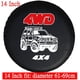thumbnail image 1 of Car Spare Wheel Cover Vehicle Spare Tyre Cover Case 14 15 16 Inch For Toyota For Jeep Pvc Garage Tire Protector Car Wheels, 1 of 1