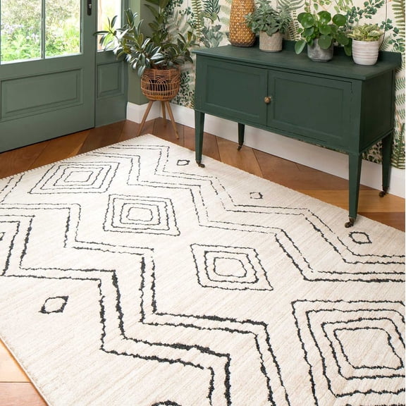 Kukoon Neva Berber Cream Living Room Rug