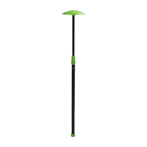 Barra de soporte para bolsa de viaje de golf con 3 soportes telescópicos y protectores para palos de golf Verde