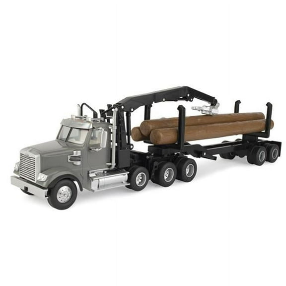 Freightliner Logging Truck with Three Logs