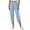 Light Blue B, variant on Stamzod Women Capri Pants 2026 Summer Straight Wide Leg Capris Beach Vacation Casual Cropped Trouser White C L