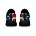 thumbnail image 4 of Bigfoot Believe American flag Shoes Sneakers Black Size 10.5, 4 of 7