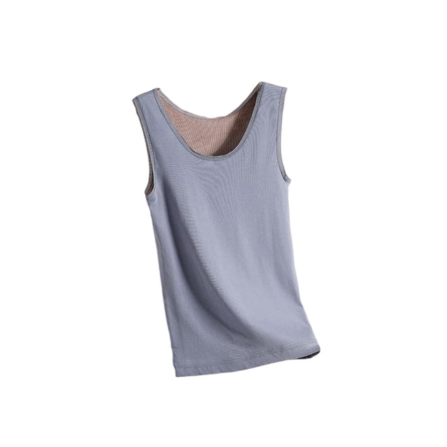 Minnieouse Ropa térmica gruesa de cuello para mujer, ropa térmica ajustada para estudiantes y niñas, camisa cálida de estilo informal, Ropa interior Azul