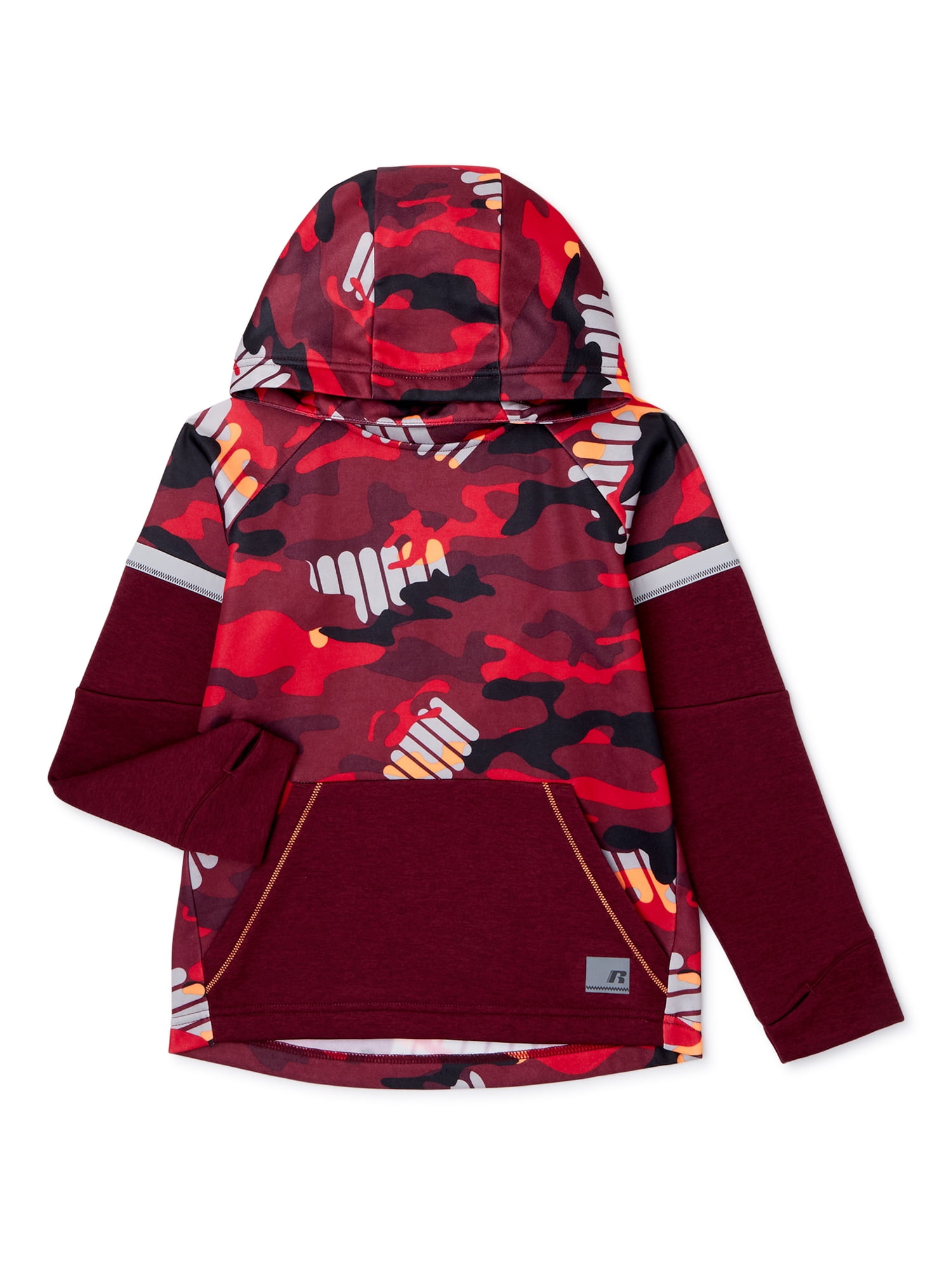 Russell Boys Tech Fleece Camo Pullover Hoodie, Sizes 418