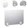 thumbnail image 6 of Zxpjkyu Clamp-on Desk Divider Office Separator Panel Portable with Noise-reducing Design White, 6 of 9