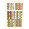 thumbnail image 2 of John Charles Robinson 13x18 Black Ornate Wood Framed Double Matted Museum Art Print Titled - Persian Designs for Textile Fabrics (1858), 2 of 5