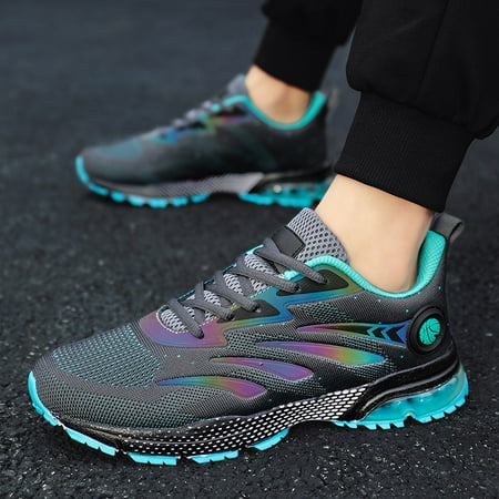 

Men s Reflective Mesh Sports Shoes Breathable Running Shoes For Marathon Autumn