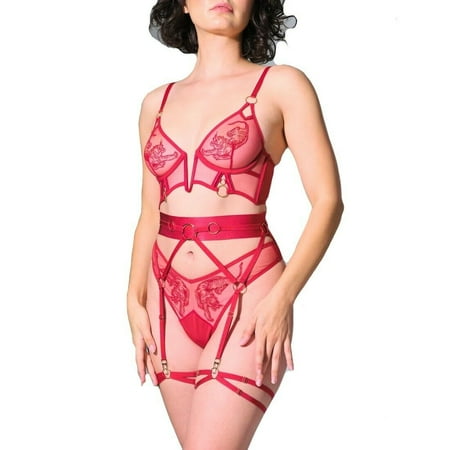 

Thistle and Spire Paramount Garter - 311753 Crimson X-Small
