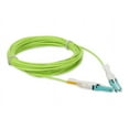 thumbnail image 3 of AddOn - Patch cable - CS/PC multi-mode (M) to CS/PC multi-mode (M) - 8 m - fiber optic - duplex - 50 micron - OM5 - riser - lime green, 3 of 8