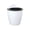 White L, variant on KGJQ Hanging Self Watering Planter Flower Pot with Water Reservoir Wick Ropes Hanging Plant Pot for Indoor Outdoor Plants Balcony Decor