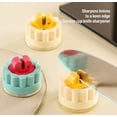 thumbnail image 4 of 2 PCS Dopamine Suction Cup Knife Sharpener, Double-Sided Tungsten Steel Blade, Kitchen Quick Sharpening Tool for Chef Knives Scissors, Non-Slip Suction Cup, ABS Material, Home Kitchen Gadget, 4 of 8