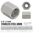 thumbnail image 5 of 4LIFETIMELINES Stainless Steel Brake Line Union, 5/16 (1/2-20 Inverted), Bag of 10, 5 of 5
