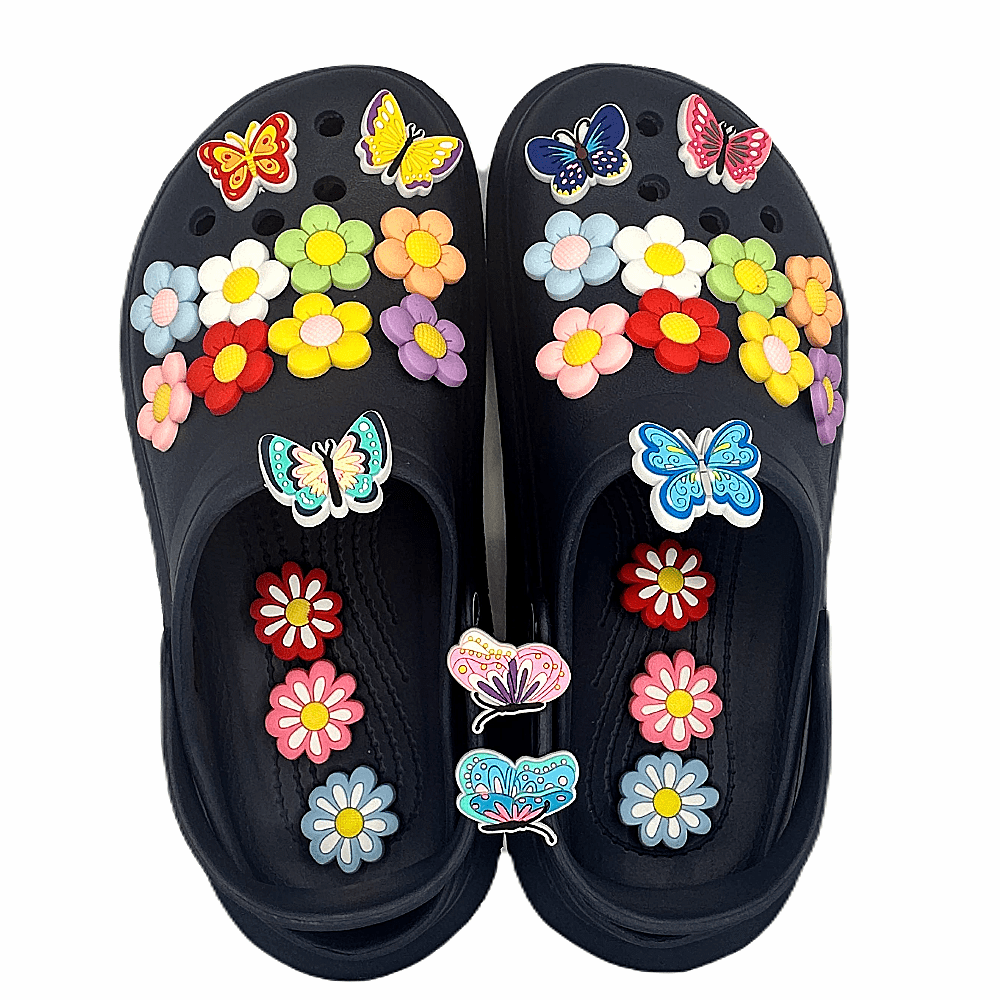 Set of 30 Flower Shoe Charms for Croc Clogs Ghana Ubuy