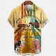 thumbnail image 3 of Camisetas de verano para hombre con la bandera de Estados Unidos y la Estatua de la Libertad, camisa hawaiana de gran tamaño con estampado 3D, ropa para hombre, camisetas con solapa, 3 of 5