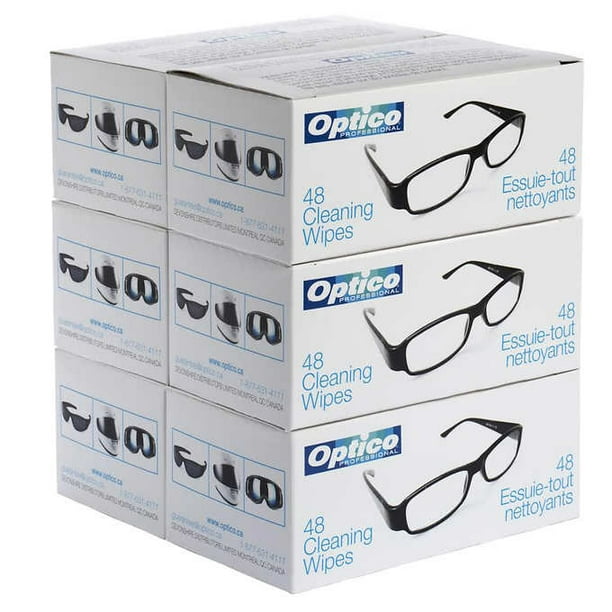 SILAC lingettes nettoyantes pour lunettes, boîte de 20 pièces