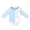 Light Blue, variant on Bovxnpu Baby Boys' Bodysuits Long Sleeve St Patrick Day Infant Bodysuit Flared Cuff Unisex Style Bodysuit Summer Outfits