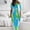 Blue, variant on CQXIDFH Women Crew Neck Short Sleeve Midi Nightgown Print Loose Loungewear Dress, Oversized Side Pocket Casual Sleep Dress for Summer Home Resort Wear, Sizes S-2XL Blue