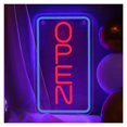 thumbnail image 1 of Letrero De Neón Open Con Luz LED Regulable USB Para Escaparate, Puerta De Cristal, Tienda, Floristería, Salón De Belleza, Cafetería O Bar 40cmx23cm, 1 of 2