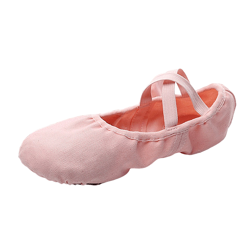 ballet pointe shoe ,ballet shoes for toddler girls women with elastic,ballet flats for women with straps knot comfort,ballerina ballet flats shoes yoga dance shoes,flat suede - image 2 of 6