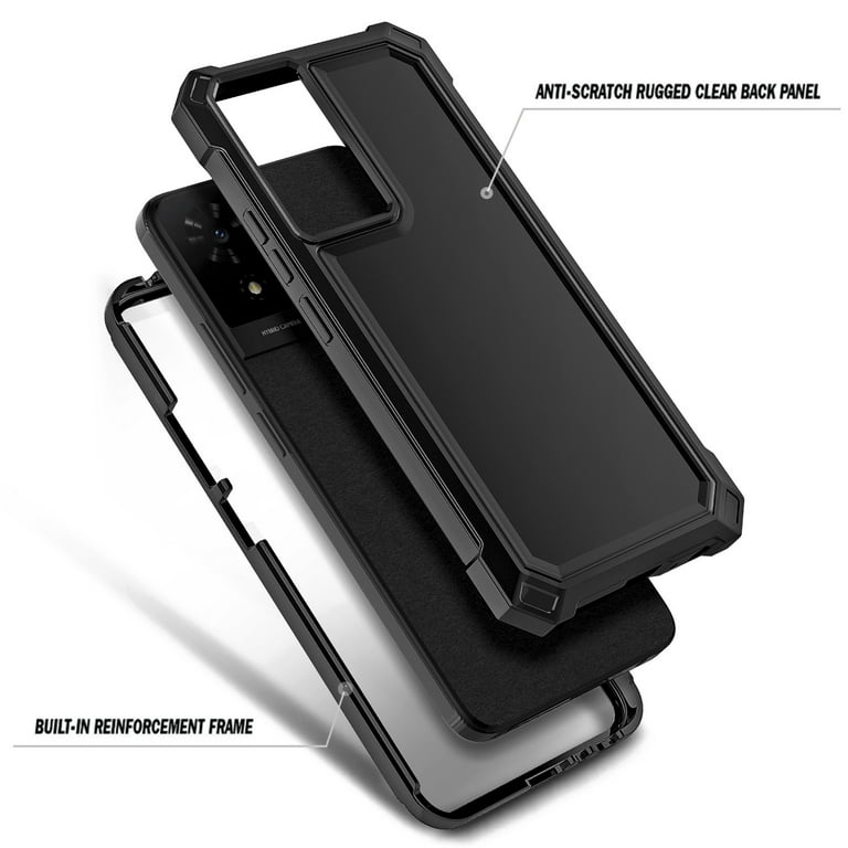NGB SUPREMACY For TCL 50 LE Phone Case Tempered Glass Screen Protector  Full-Body Shockproof Bumper TCL 50 LE Case - Walmart.com